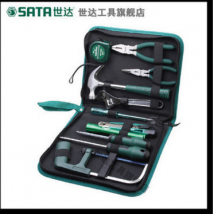 世達（SATA） 世達家用水電工工具箱家用維修裝修組合工具套裝06003